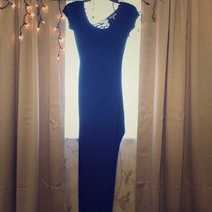 Maxi cutout side dress!